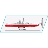 COBI Battleship Gneisenau Constructiespeelgoed Schaal 1:300