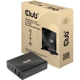 Club 3D CAC-1904 Power Charger 4-ports, 2x USB-A  en 2x USB-C tot 112W Zwart