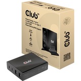 Club 3D CAC-1904 Power Charger 4-ports, 2x USB-A en 2x USB-C tot 112W Zwart