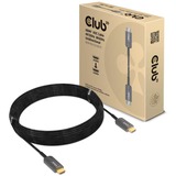 Club 3D HDMI Certified AOC Cable 4K120Hz/8K60Hz, 10 meter kabel Zwart