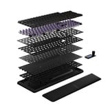 Corsair VANGUARD 96 RGB mechanisch gaming toetsenbord Zwart, US lay-out (QWERTY), Corsair MLX Plasma, 96%, RGB, Keycaps PBT double-shot, ABS single-shot, Hot-swap