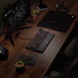Corsair VANGUARD 96 RGB mechanisch gaming toetsenbord Zwart, US lay-out (QWERTY), Corsair MLX Plasma, 96%, RGB, Keycaps PBT double-shot, ABS single-shot, Hot-swap