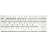 Ducky One 3 RGB TKL mechanisch gaming toetsenbord Wit, BE lay-out (AZERTY), Cherry MX RGB Brown, 80% (TKL)	