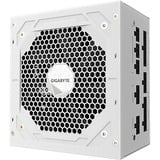 GIGABYTE UD850GM PG5W, 850 Watt voeding  Wit, 4x PCIe, 1x 12VHPWR, Kabelmanagement