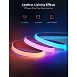 Govee LED Neon Rope Lights for Desks ledstrip 3 meter, Wifi, Bluetooth