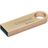 Kingston DataTraveler SE9 G3 64 GB usb-stick Goud, DTSE9G3/64GB, USB-A 3.2 (5 Gbit/s)