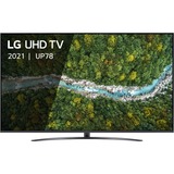 LG 75UP78006LB 75" Ultra HD led-tv Zwart, 2x HDMI, 1x USB, Optisch, CI+, Bluetooth, LAN, WLAN, HDR