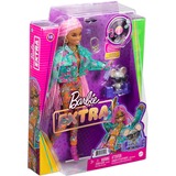Mattel Barbie Extra #10 - Floral-Print Jacket with DJ Mouse Pet Pop 