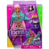 Mattel Barbie Extra #10 - Floral-Print Jacket with DJ Mouse Pet Pop 