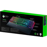 Razer BlackWidow V4 RGB mechanisch gaming toetsenbord Zwart, US lay-out (QWERTY), Razer Green, 100%
