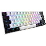 Sharkoon SKILLER SGK50 S4, gaming toetsenbord Wit/zwart, BE Lay-out, Kailh Red, RGB leds, Hot-swappable, 60%