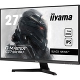 iiyama G-Master Black Hawk G2745HSU-B1 27" gaming monitor Zwart (mat), HDMI, DisplayPort, USB, Audio