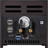 ALTERNATE Wood Kubb i5 mini-pc Houtkleur, 16 GB, Gb-LAN + WLAN + BT, Windows 10 Pro