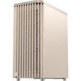 ASUS ProArt PA401 Wood Edition - Tempered Glass Panel midi tower behuizing Beige/houtkleur | 2x USB-A | 1x USB-C | Tempered Glass
