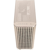 ASUS ProArt PA401 Wood Edition - Tempered Glass Panel midi tower behuizing Beige/houtkleur | 2x USB-A | 1x USB-C | Tempered Glass