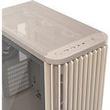 ASUS ProArt PA401 Wood Edition - Tempered Glass Panel midi tower behuizing Beige/houtkleur | 2x USB-A | 1x USB-C | Tempered Glass