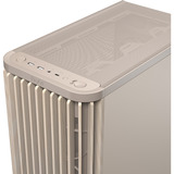 ASUS ProArt PA401 Wood Edition - Tempered Glass Panel midi tower behuizing Beige/houtkleur | 2x USB-A | 1x USB-C | Tempered Glass