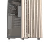 ASUS ProArt PA401 Wood Edition - Tempered Glass Panel midi tower behuizing Beige/houtkleur | 2x USB-A | 1x USB-C | Tempered Glass