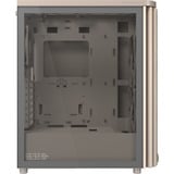 ASUS ProArt PA401 Wood Edition - Tempered Glass Panel midi tower behuizing Beige/houtkleur | 2x USB-A | 1x USB-C | Tempered Glass