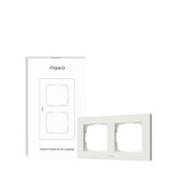 Aqara Switch Frame H2 EU 2-gang frontje Wit