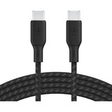 Belkin BOOSTCHARGE USB-C kabel Zwart, 3 meter, 100W