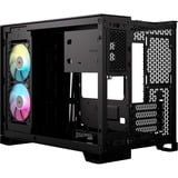 Corsair iCUE LINK 2500X RGB mini tower behuizing Zwart | 2x USB-A | 1x USB-C | RGB | Window