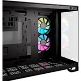 Corsair iCUE LINK 2500X RGB mini tower behuizing Zwart | 2x USB-A | 1x USB-C | RGB | Window