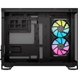 Corsair iCUE LINK 2500X RGB mini tower behuizing Zwart | 2x USB-A | 1x USB-C | RGB | Window