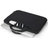 DICOTA Dicota BASE XX Sleeve Plus   bk 13-13,3" laptophoes Zwart