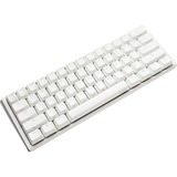 Ducky One 3 Mini RGB mechanisch gaming toetsenbord Wit, BE lay-out (AZERTY), Cherry MX Silent Red, 60%, RGB leds, 60%, ABS