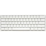 Ducky One 3 Mini RGB mechanisch gaming toetsenbord Wit, BE lay-out (AZERTY), Cherry MX Silent Red, 60%, RGB leds, 60%, ABS