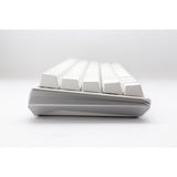 Ducky One 3 Mini RGB mechanisch gaming toetsenbord Wit, BE lay-out (AZERTY), Cherry MX Silent Red, 60%, RGB leds, 60%, ABS