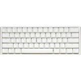 Ducky One 3 Mini White, gaming toetsenbord Wit/zilver, BE Lay-out, Cherry MX Silent Red, RGB leds, 60%, ABS