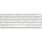 Ducky One 3 Mini White, gaming toetsenbord Wit/zilver, BE Lay-out, Cherry MX Silent Red, RGB leds, 60%, ABS