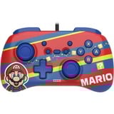 HORI Horipad Mini - Mario gamepad Blauw/rood, Nintendo Switch