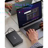 ICY BOX IB-525-U3 externe behuizing Zwart