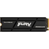 Kingston FURY Renegade met Heatsink 1 TB SSD Zwart, SFYRSK/1000G, M.2 2280, PCIe 4.0 NVMe