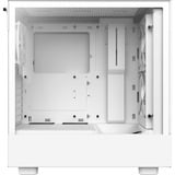 NZXT H5 Flow RGB All White midi tower behuizing Wit (mat) | 1x USB-A | 1x USB-C | RGB | Window