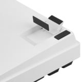 Sharkoon SKILLER SGK50 S3 RGB mechanisch gaming toetsenbord Wit, BE lay-out (AZERTY), Gateron Yellow, 75%, Hot-swappable