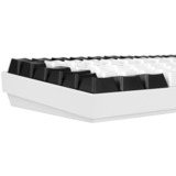 Sharkoon SKILLER SGK50 S3, gaming toetsenbord Wit, BE Lay-out, Gateron Yellow, RGB leds, Hot-swappable, 75%