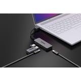 Sitecom USB-A naar 2x USB-A + 2x USB-C usb-hub Grijs