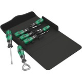 Wera Kraftform 300/7 Set 2 Schroevendraaierset Kraftform Plus Zwart/groen, 7‑delig