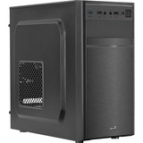 Aerocool CS-103, Tower-behuizing Zwart | 2x USB-A 2.0 | USB-A 3.2 (5 Gbit/s) | Audio