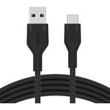 Belkin BOOSTCHARGE Flex USB-A/USB-C-kabel Zwart, 2 m