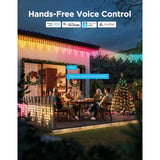 Govee Icicle Lights, 10 meter verlichting Wit, Matter