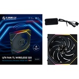 Lian Li UNI FAN TL 120 Reverse Blade Wireless Single Pack case fan Zwart, 4-pin PWM