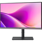 SAMSUNG Essential S24F430UAU 24" monitor Zwart, 100 Hz, HDMI, Display Port, LAN, USB-C