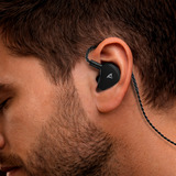 Sharkoon Stealthbite IEM in-ear oortjes Zwart, Pc, USB-A, UBS-C, 3,5 mm