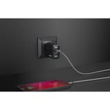 Sitecom 30W GaN Power Delivery oplader met led-scherm Zwart, 1x USB-C, 2x USB-A