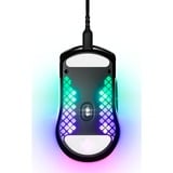 SteelSeries Aerox 3 Onyx 2022 gaming muis Zwart, 8500 dpi, RGB leds